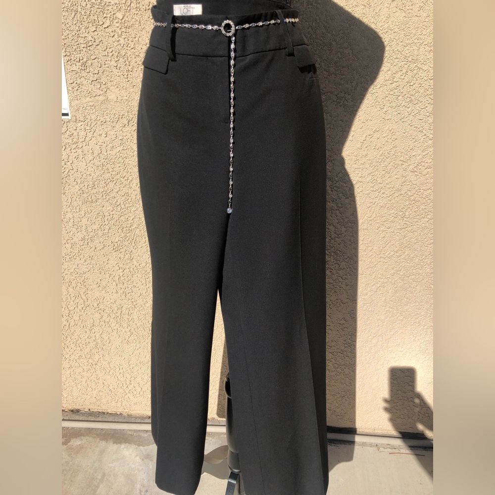 LOFT Black Julie Pants/Slacks